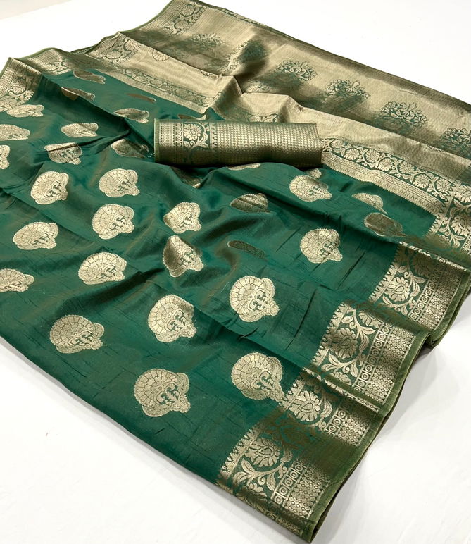 SRC Sugar Silk Weaving Rich Pallu Designer Sarees Wholesale Shop In Surat